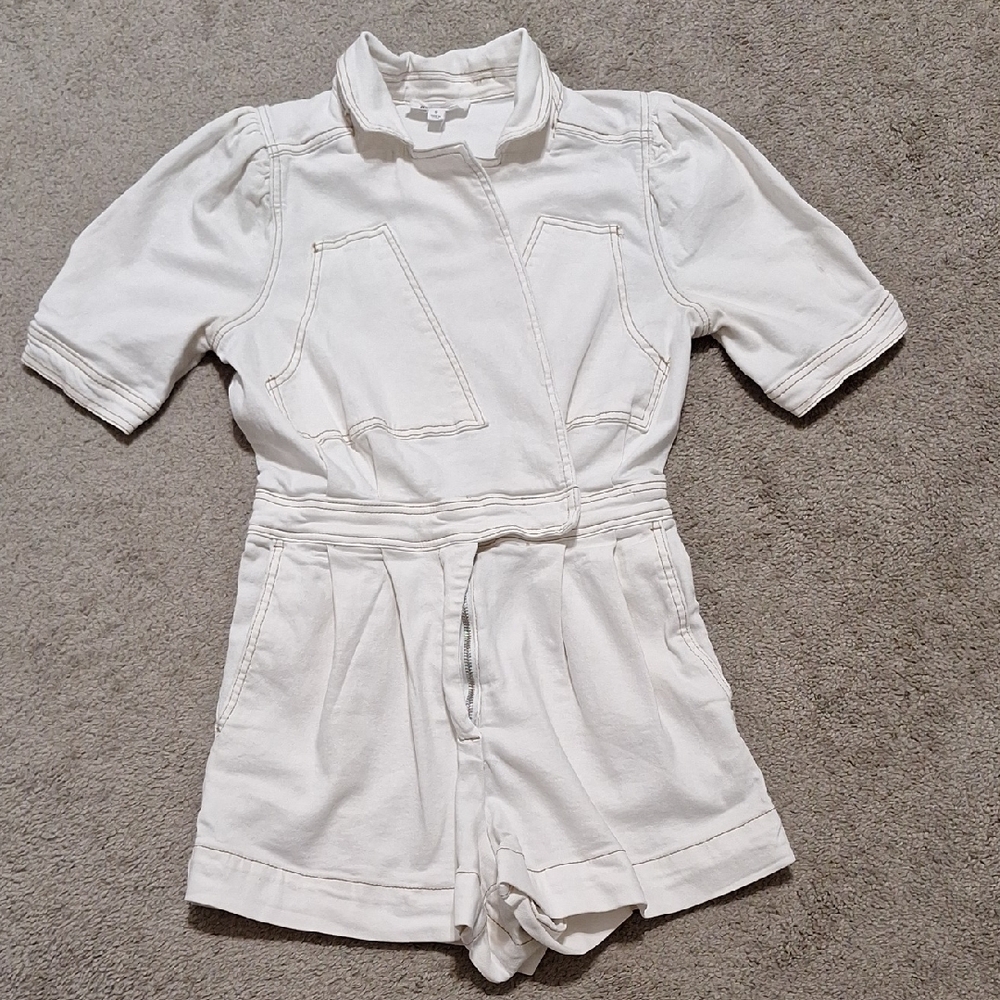 DAY + MOON Woman White Romper